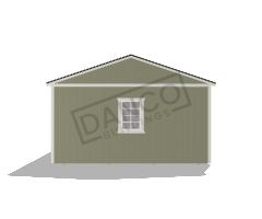 Center Side Porch Cabin 16x28 - Image 5