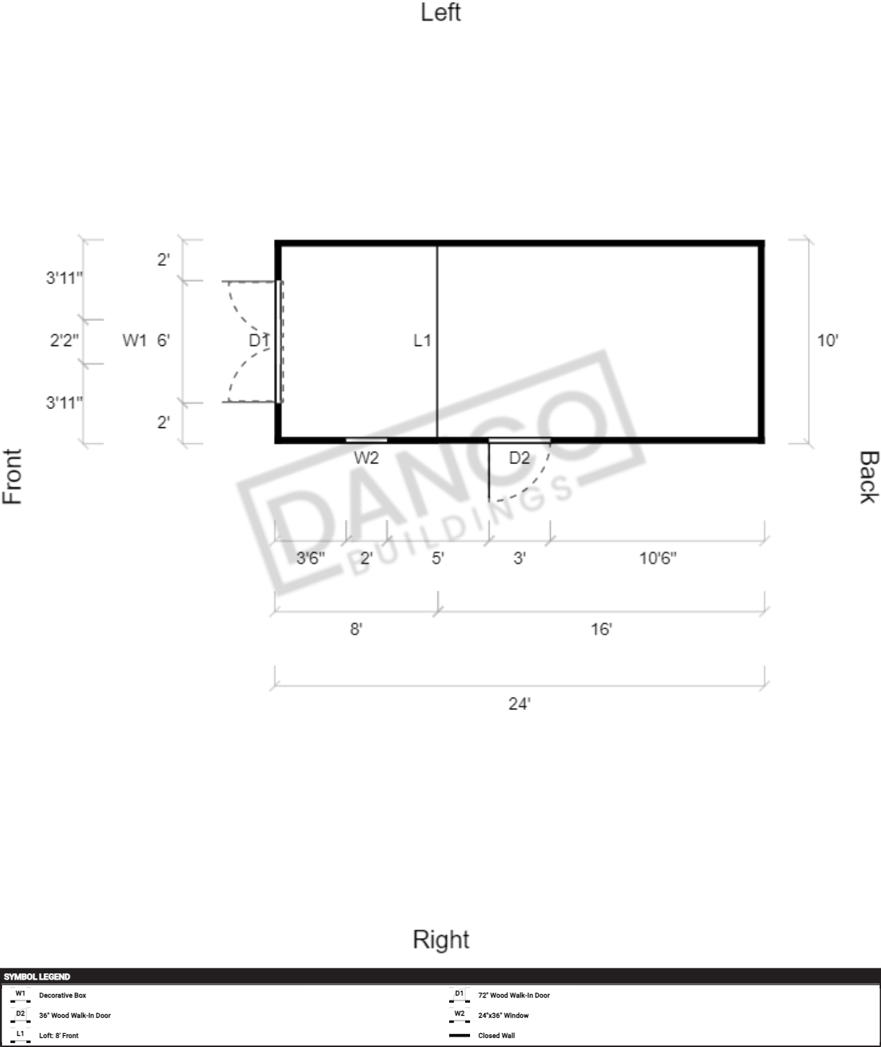 Lofted Barn 10x24 - Image 2