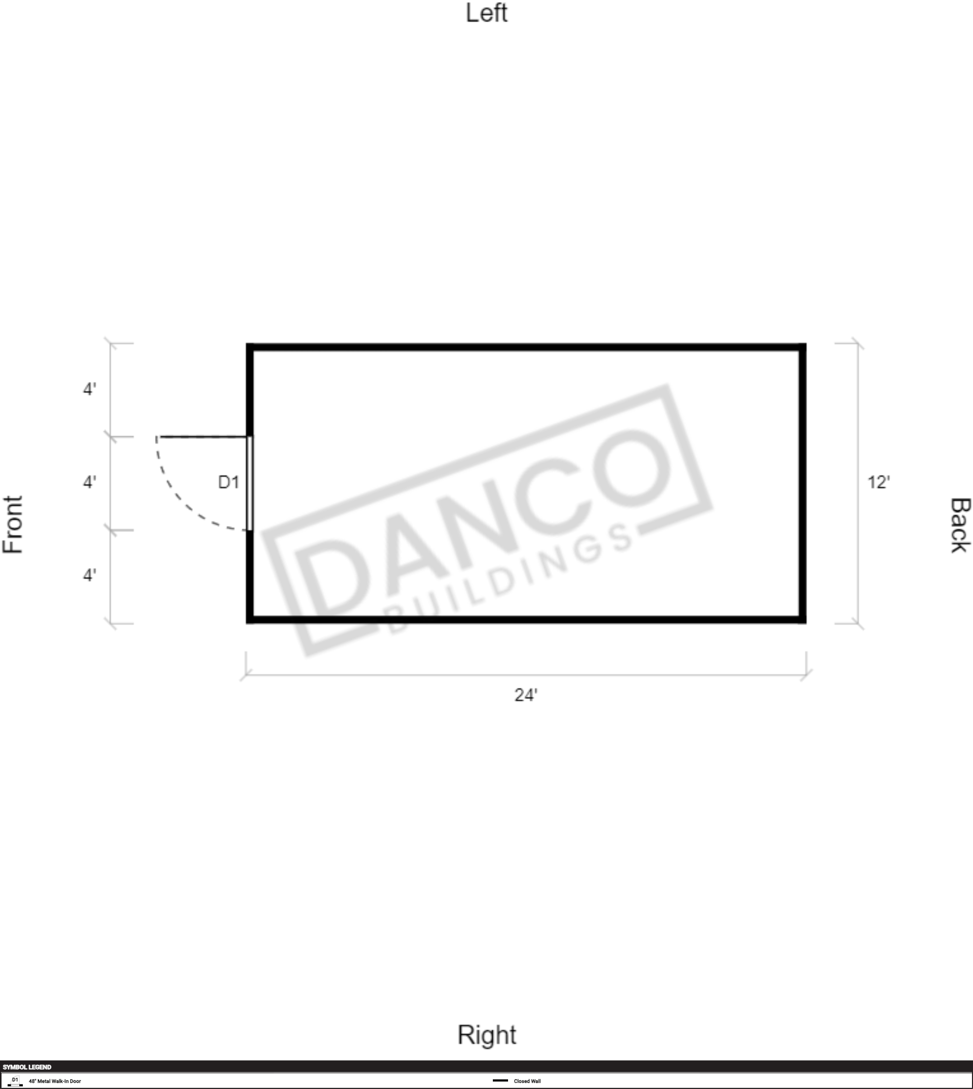 Extra Economy Metal Utility 12x24 - Image 2