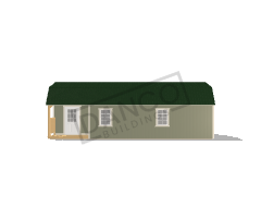 Corner Porch Lofted Barn Cabin 12x32 - Image 3