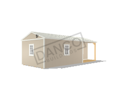 Corner Porch Cabin 12x28