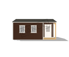 Corner Porch Cabin 12x20 - Image 3