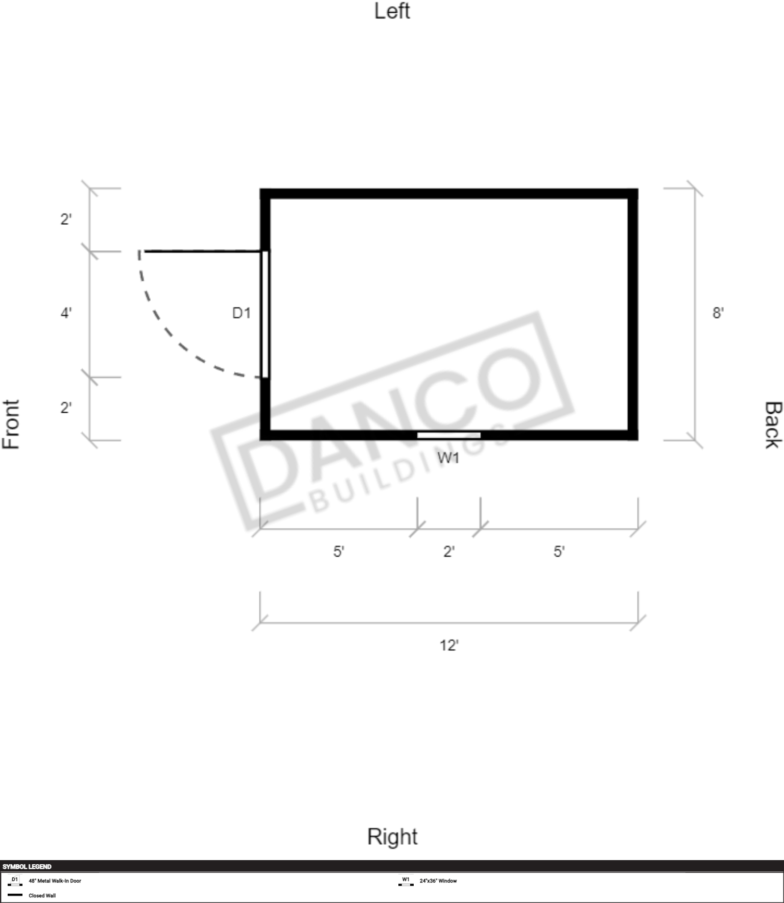 Extra Economy Metal Utility 8x12 - Image 2