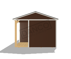 Corner Porch Cabin 12x20 - Image 5
