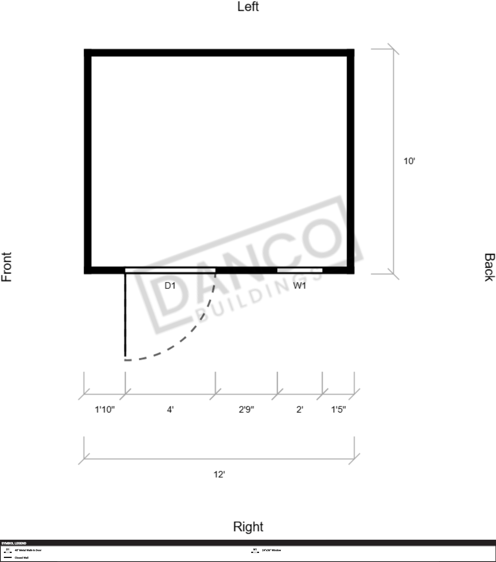 Extra Economy Metal Utility 10x12 - Image 2
