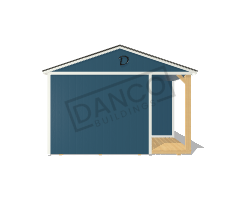 Corner Porch Cabin 14x36 - Image 6