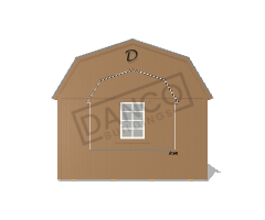 Side Lofted Barn 12x16 - Image 6