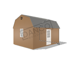 Side Lofted Barn 12x16