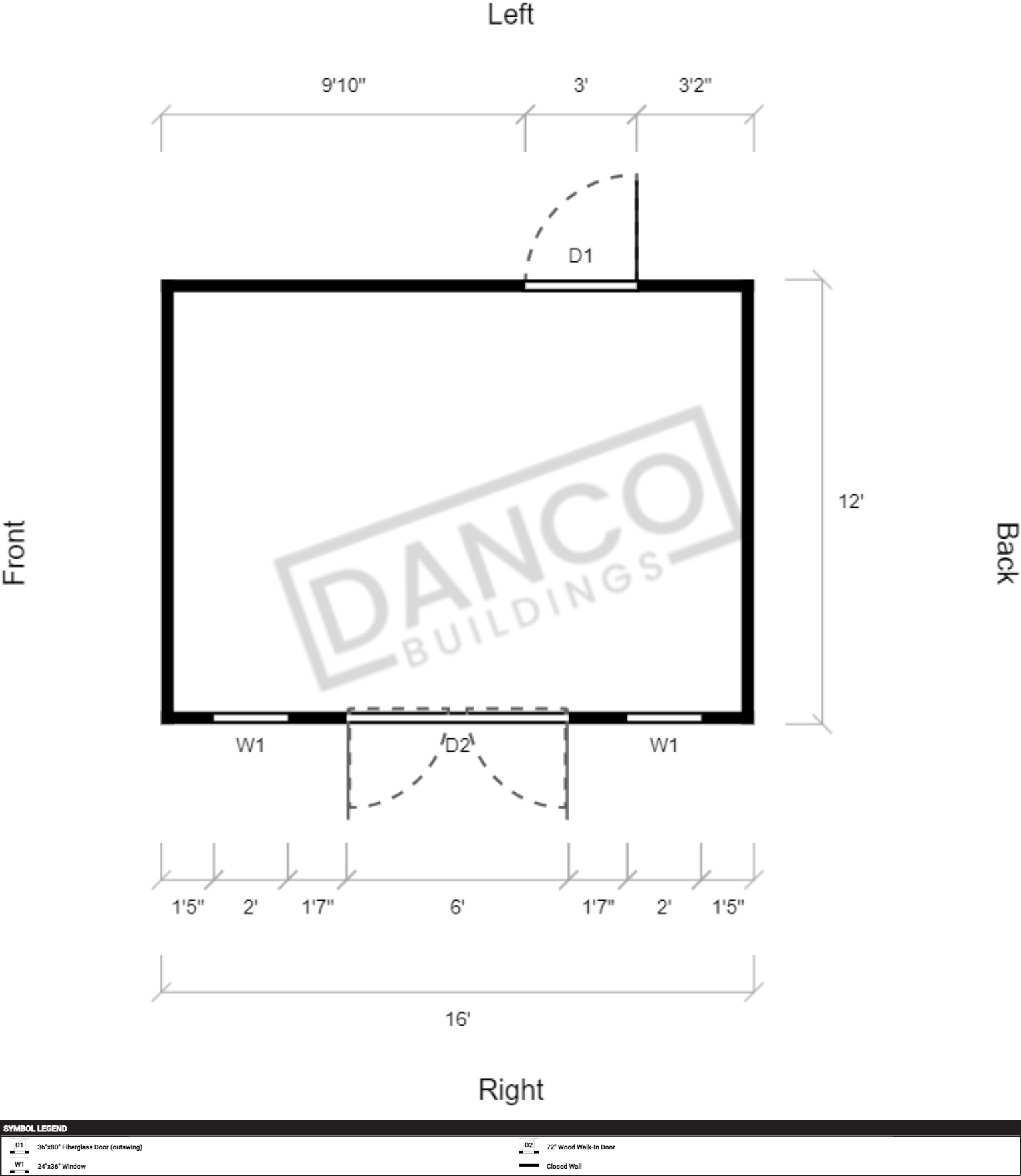 Utility Shed 12x16 - Image 2