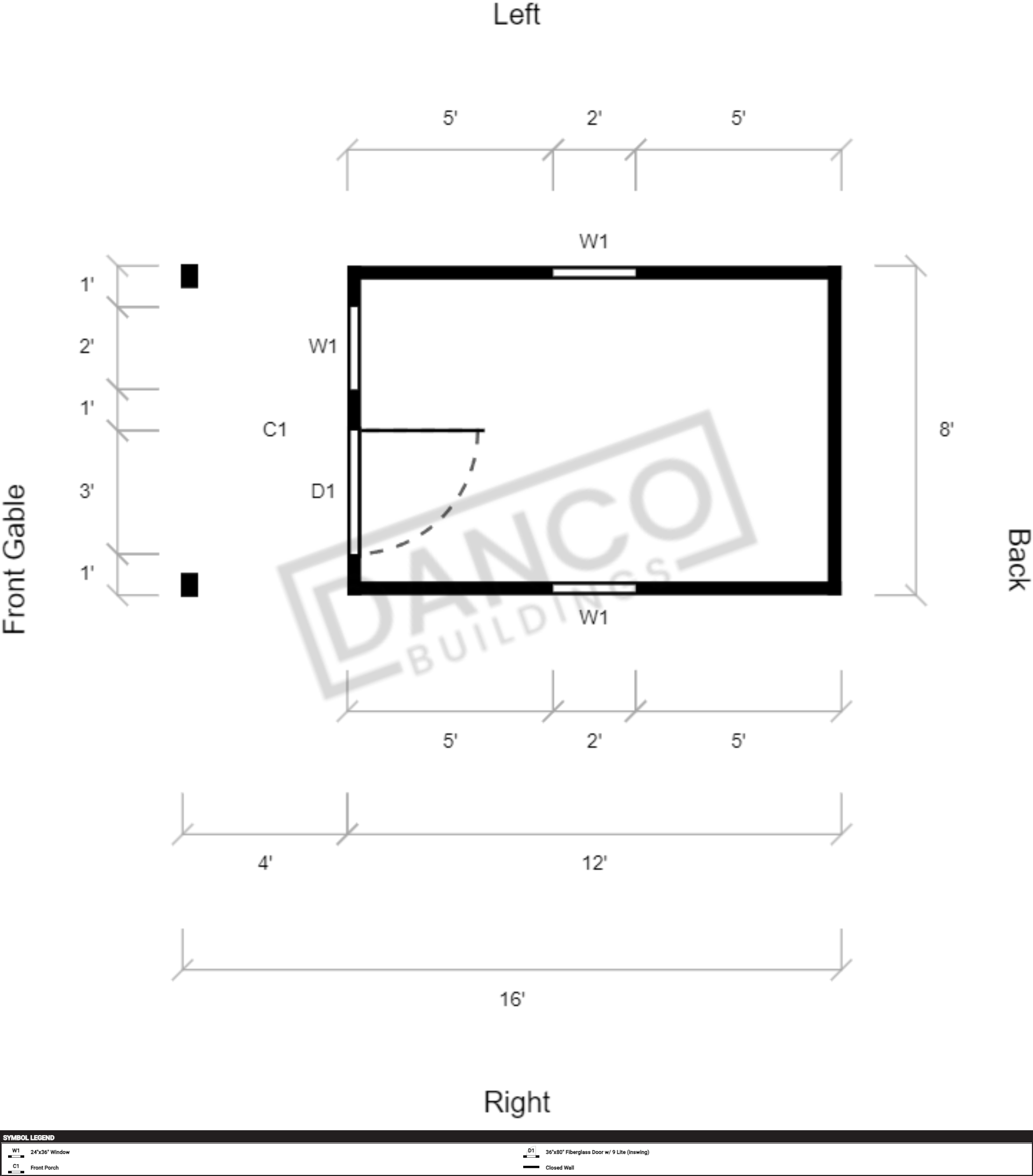 Standard Cabin 8x16 - Image 2
