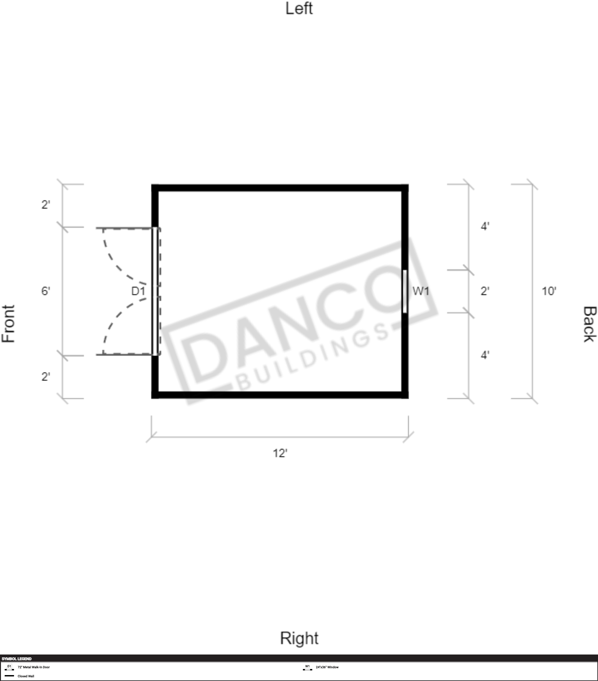 Utility Shed Premium 10x12 - Image 2