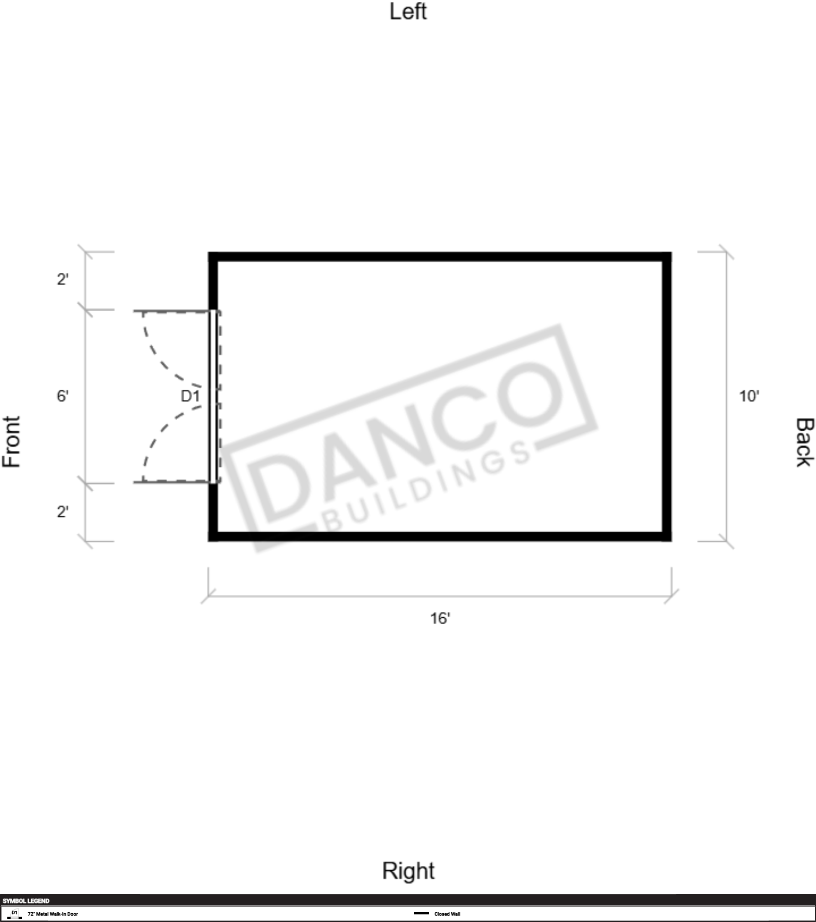 Extra Economy Lofted Barn 10x16/240928 - Image 2