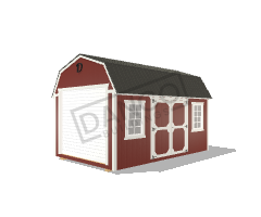 Side Lofted Barn 10x16