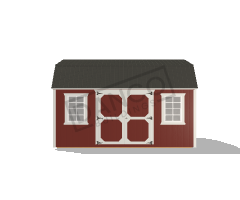 Side Lofted Barn 10x16 - Image 3