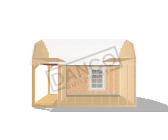 Lofted Barn Cabin 12x16 - Image 3