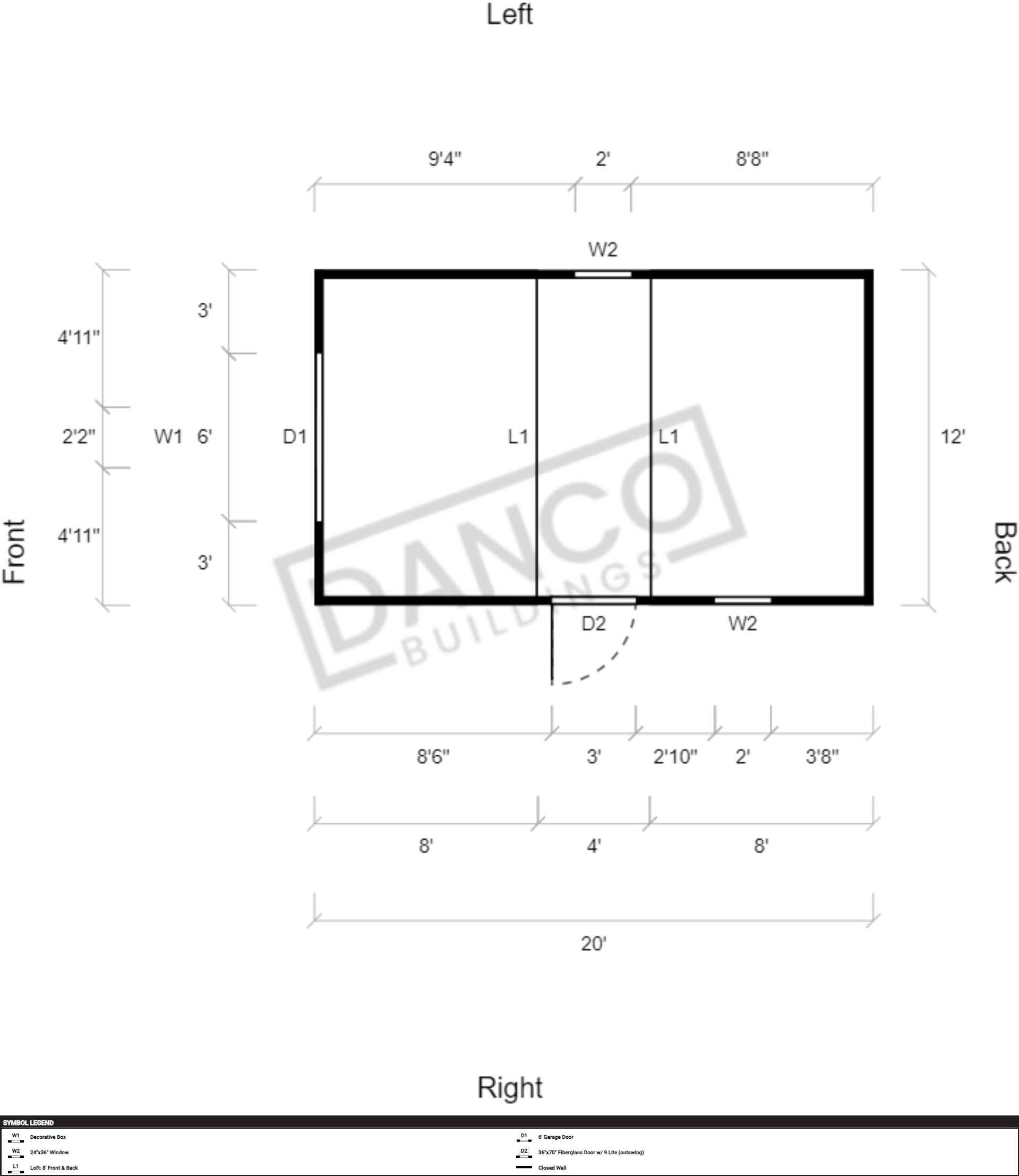 Lofted Barn 12x20 - Image 2
