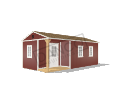Corner Porch Cabin 12x24