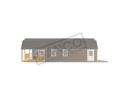 Wraparound Porch Lofted Barn Cabin 16x40/241027 - Image 3