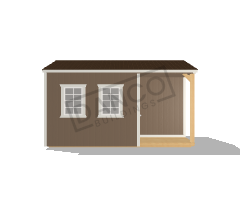 Corner Porch Cabin 10x16 - Image 3
