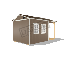 Corner Porch Cabin 10x16