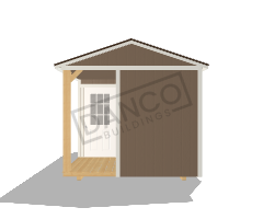 Corner Porch Cabin 10x16 - Image 5