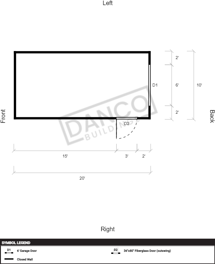 Garden Shed Premium 10x20 - Image 2