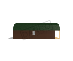 Lofted Barn Cabin 16x36 - Image 4