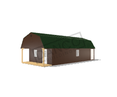 Lofted Barn Cabin 16x36