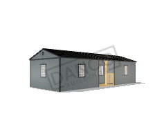 Center Side Porch Cabin 14x36