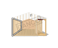 Corner Porch Cabin 16x32 - Image 6