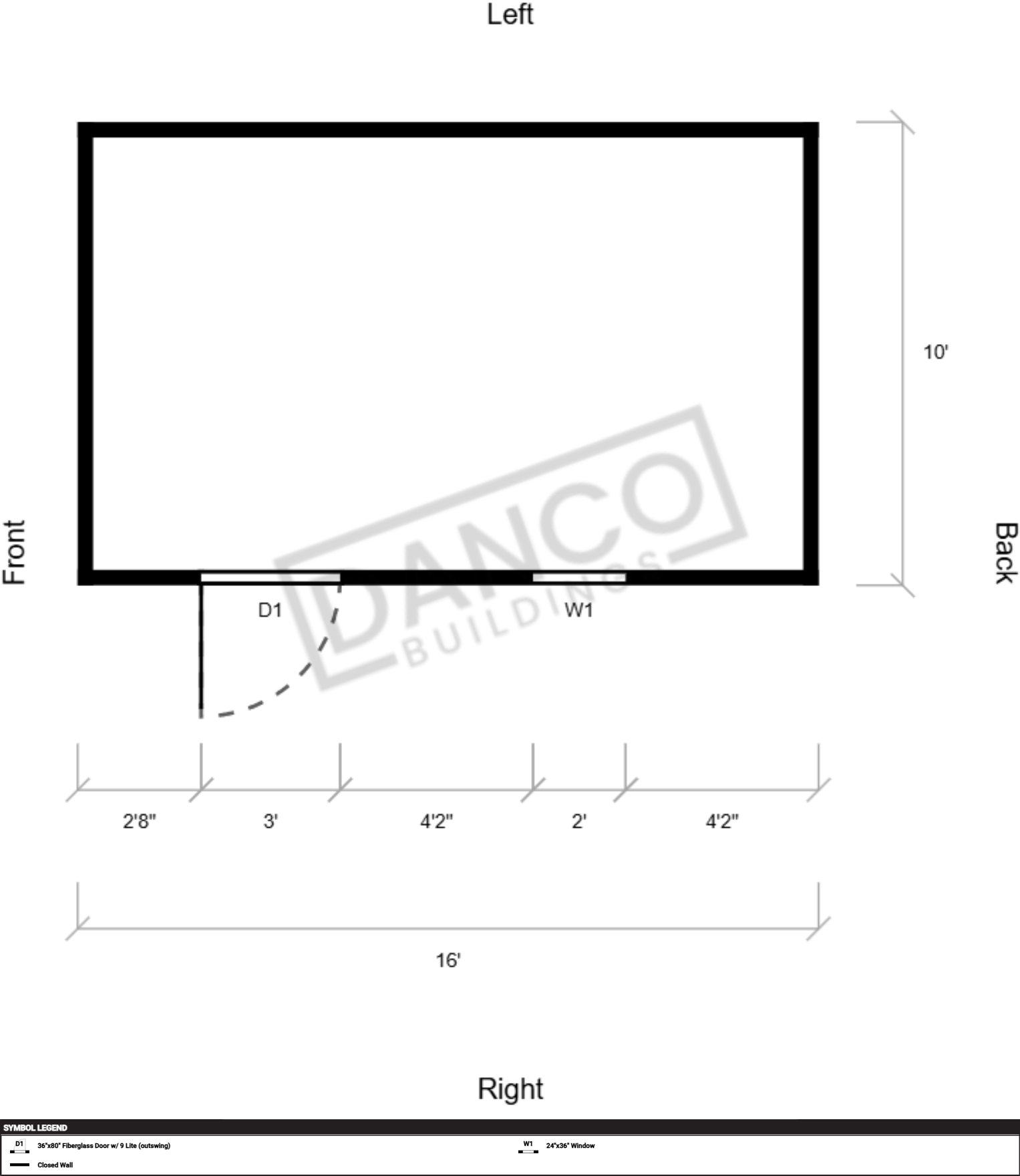 Garden Shed 10x16 / 240966 R - Image 2