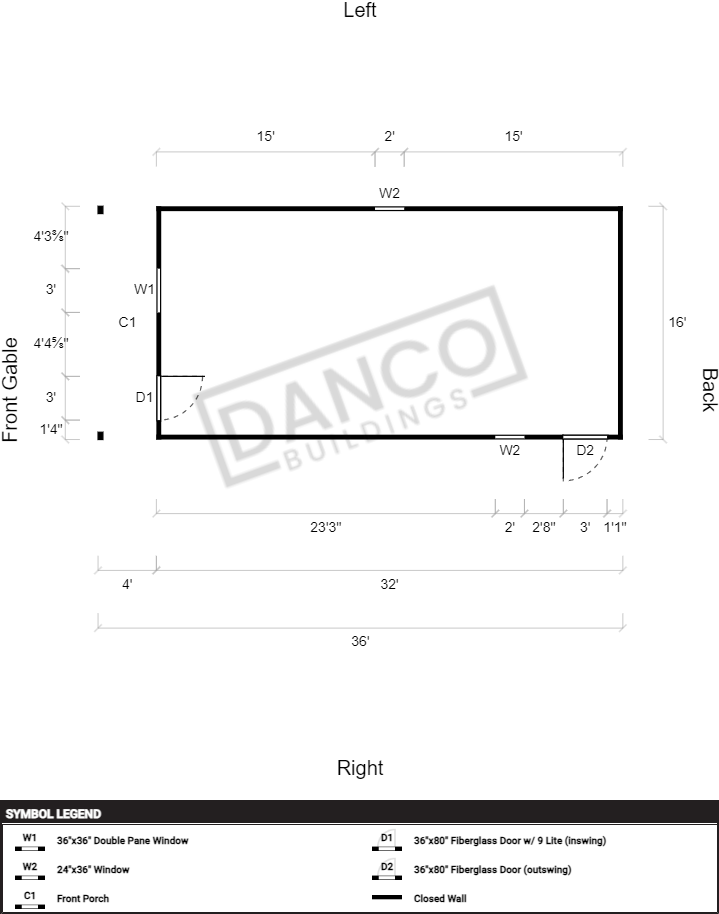 Standard Cabin 16x36 - Image 2