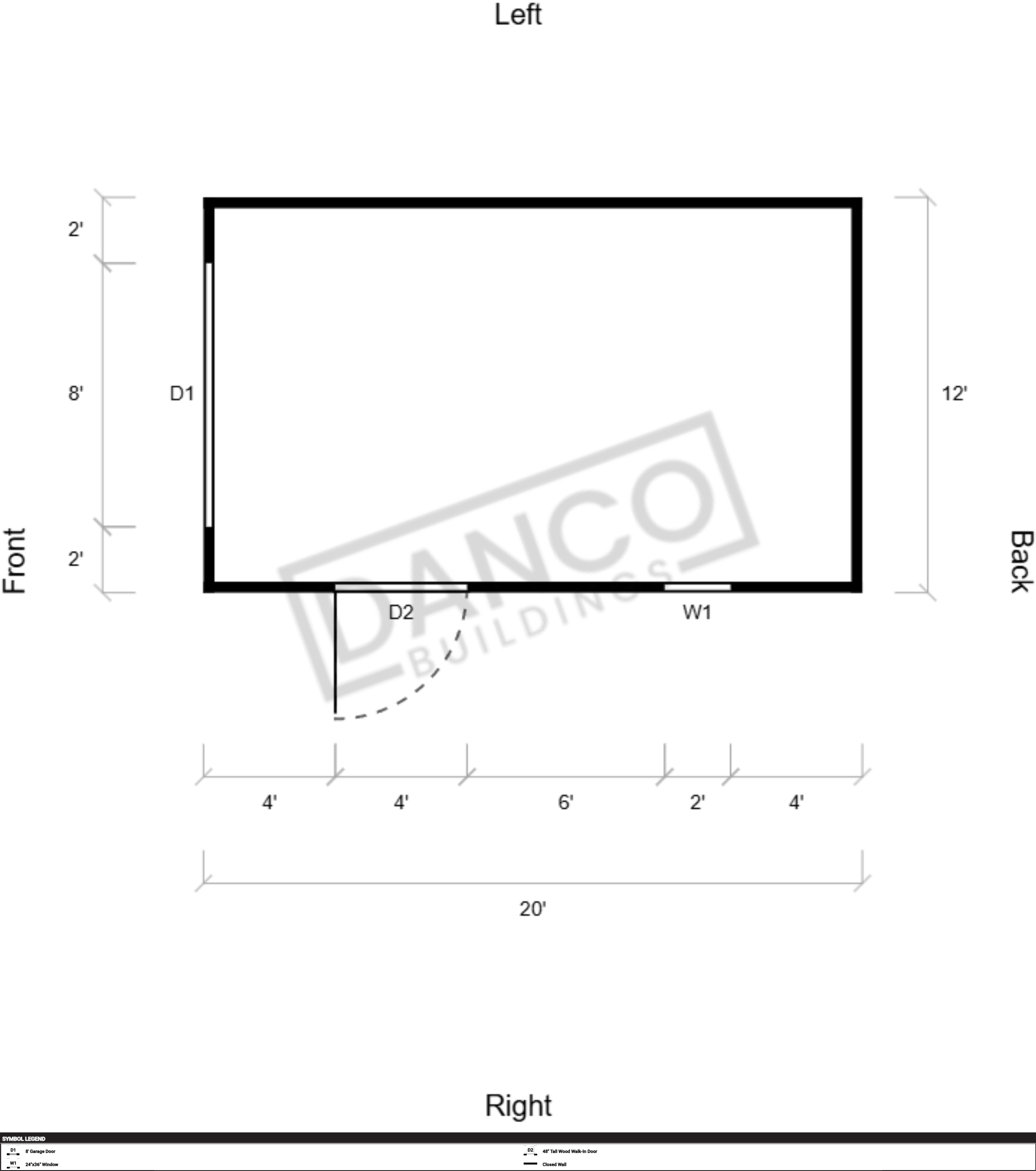 Garden Shed 12x20/240986 - Image 2