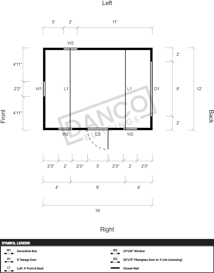 Lofted Barn 12x16 - Image 2