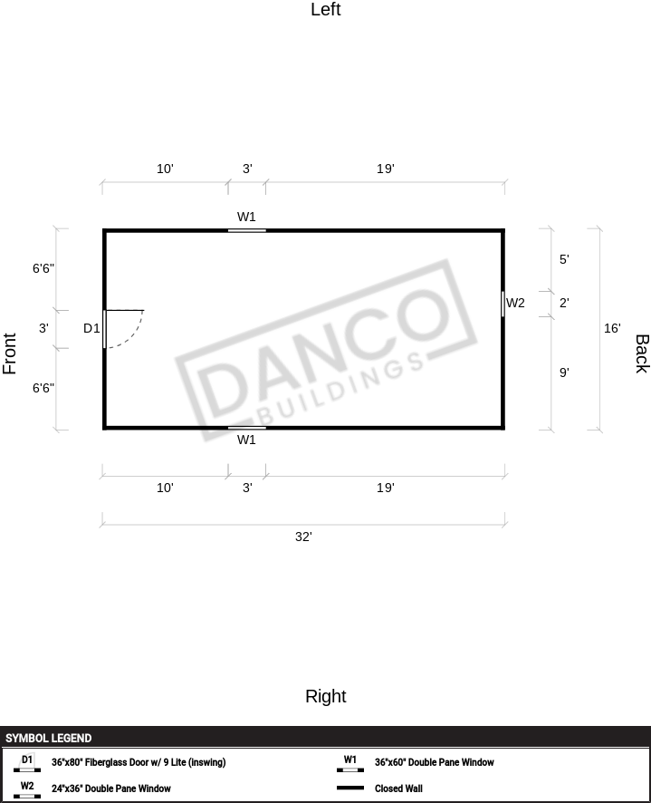 Utility Shed Premium 16x32 - Image 2