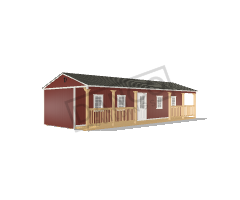 Side Porch Cabin 16x40