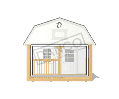 Lofted Barn Cabin 12x20 - Image 6