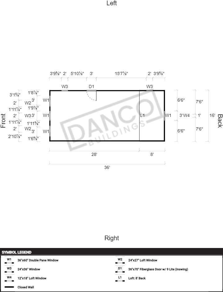 Lofted Barn 16x36 - Image 2
