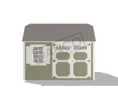 Side Lofted Barn 10x12 - Image 3