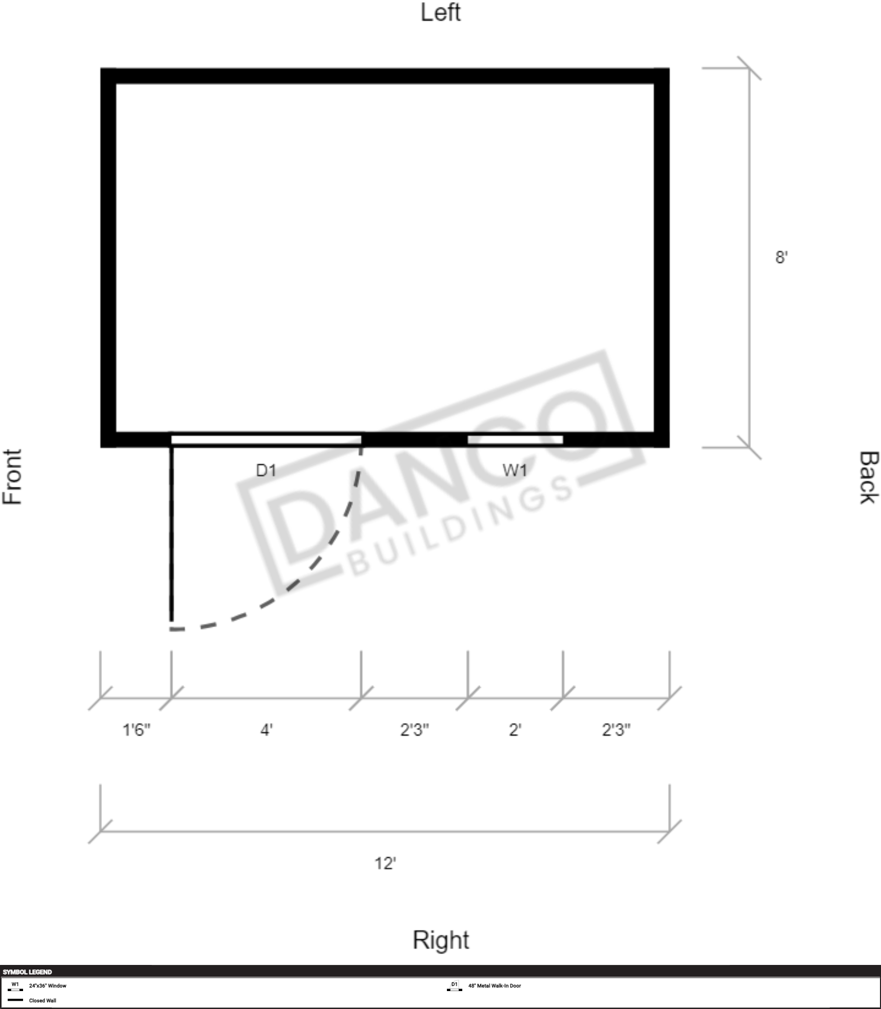 Extra Economy Metal Utility 8x12/240969 - Image 2