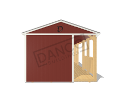 Side Porch Cabin 12x32 - Image 6