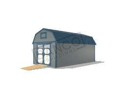 Economy Wood Lofted Barn 10x20