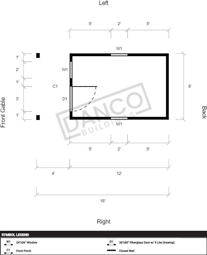 Standard Cabin 8x16 - Image 2