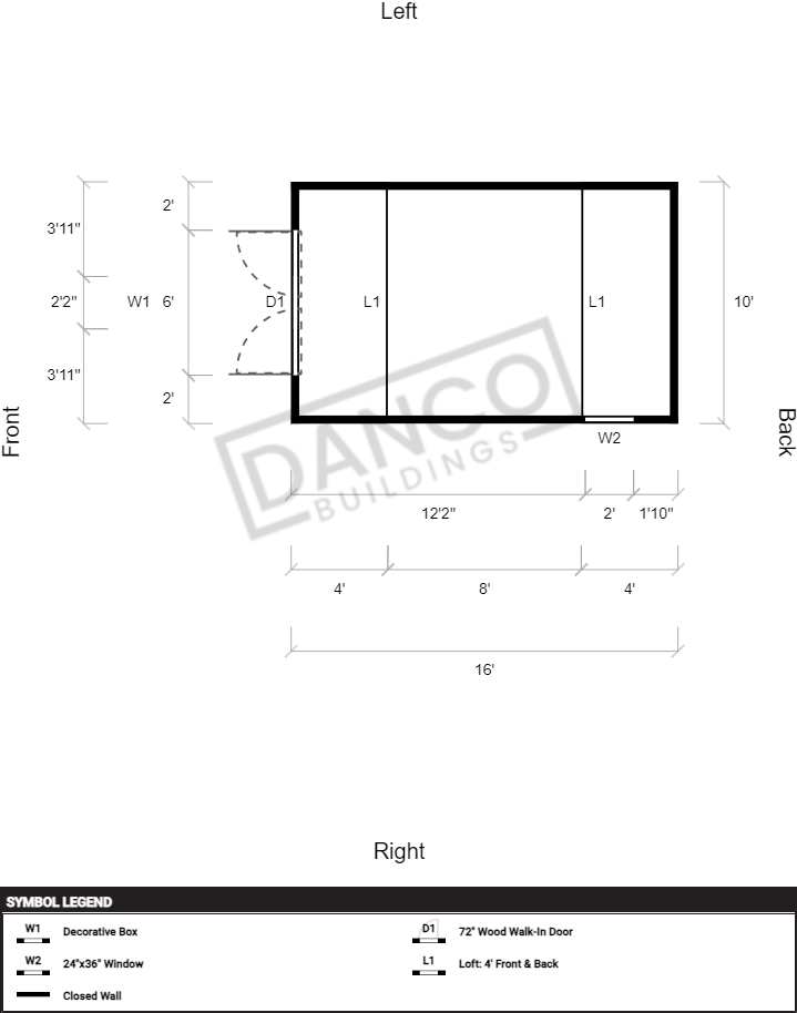Lofted Barn 10x16 - Image 2