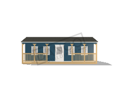 Side Porch Cabin 14x28/241021 - Image 3