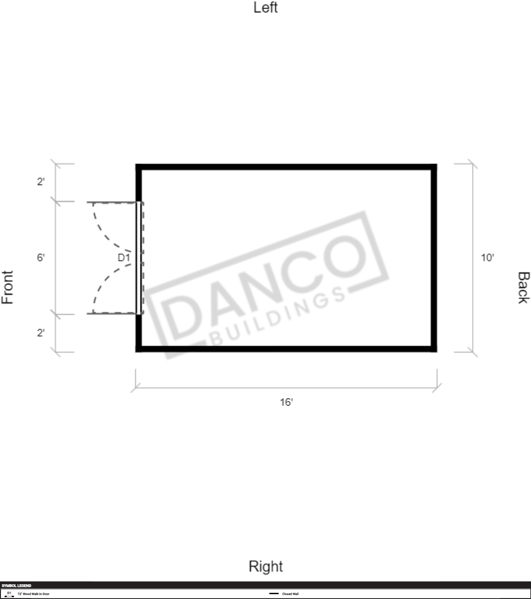 Utility Shed 10x16 - Image 2