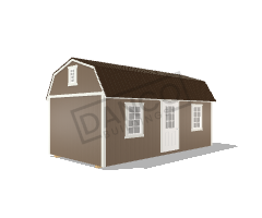 Economy Wood Lofted Barn 10x20