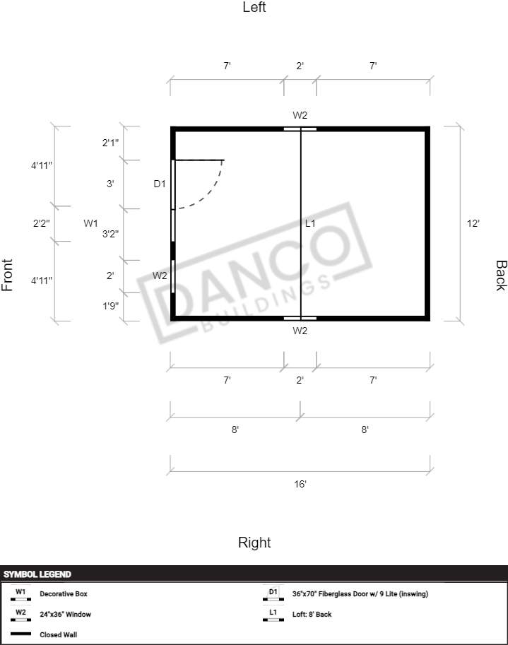 Lofted Barn 12x16 - Image 2