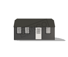 Economy Wood Lofted Barn 12x20 - Image 3