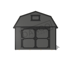 Economy Wood Lofted Barn 12x20 - Image 6